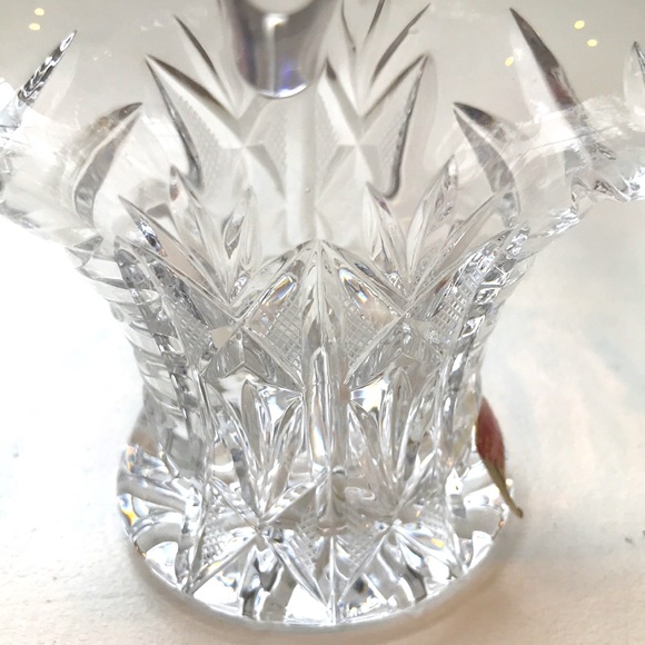 German Lead Crystal Vase - Picture 4 of 12